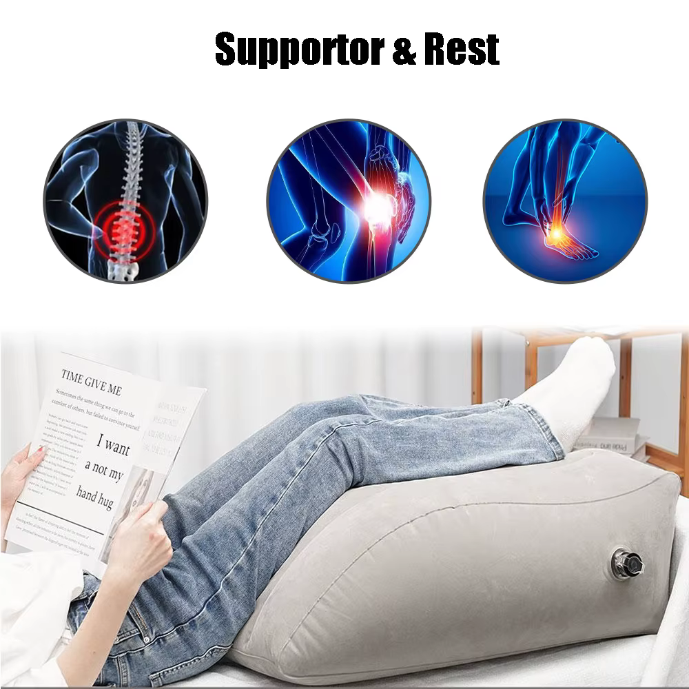 Oreiller gonflable pour les jambes