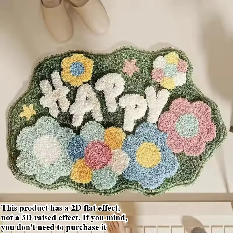 Tapis de sol de salle de bain de Style pastoral minimaliste