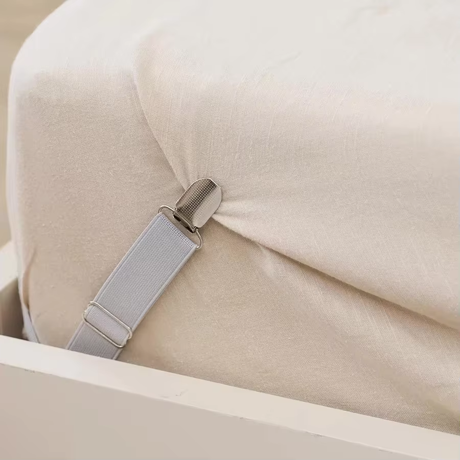 Attaches de drap de lit réglables