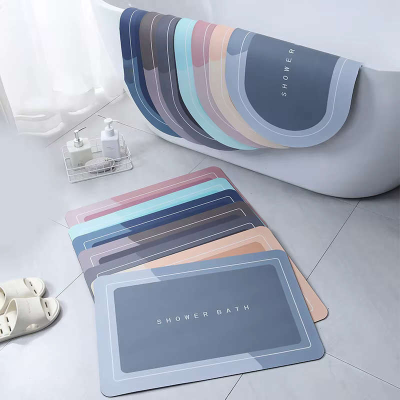 Tapis de bain absorbant pour salle de bain