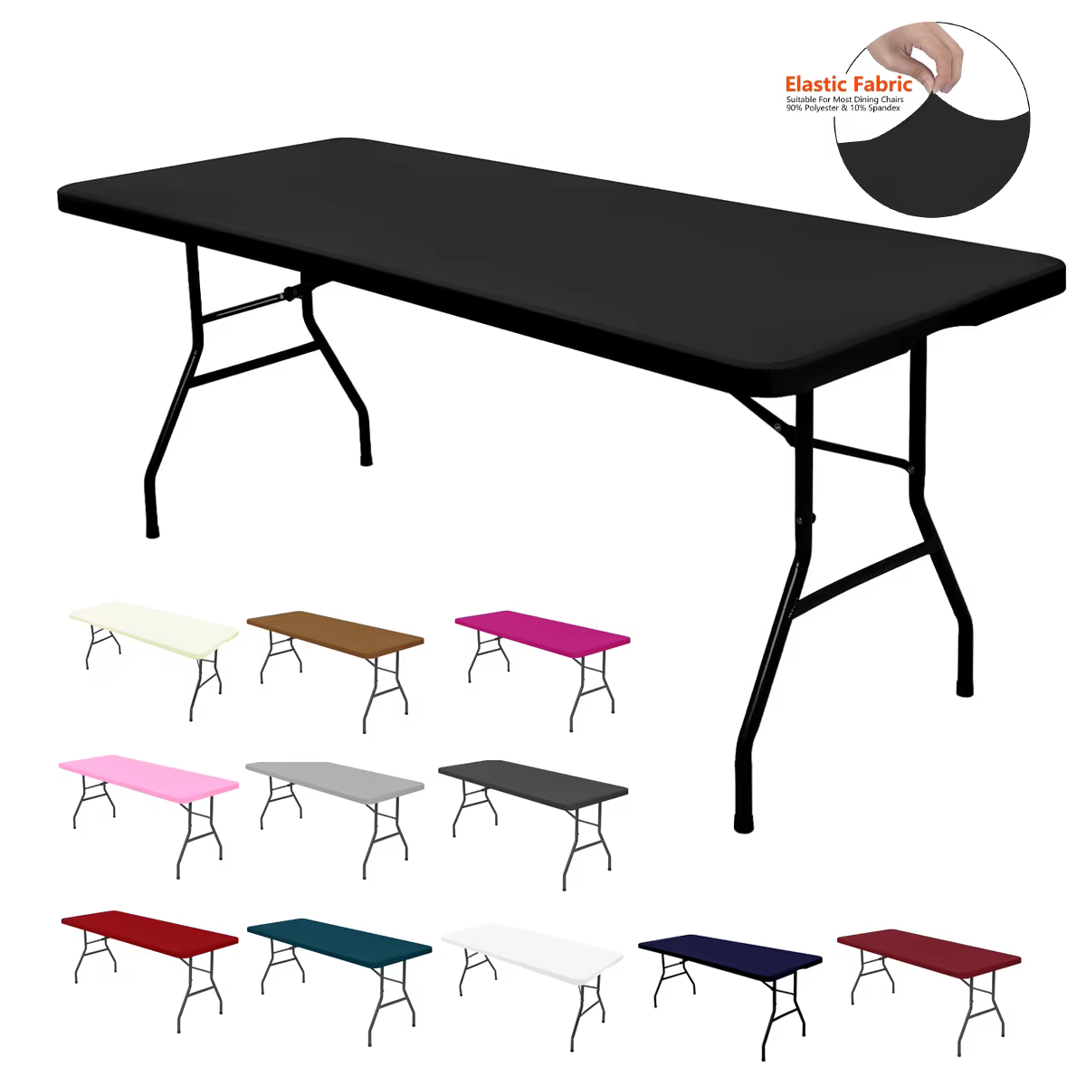 Nappe en Spandex élastique ajustée