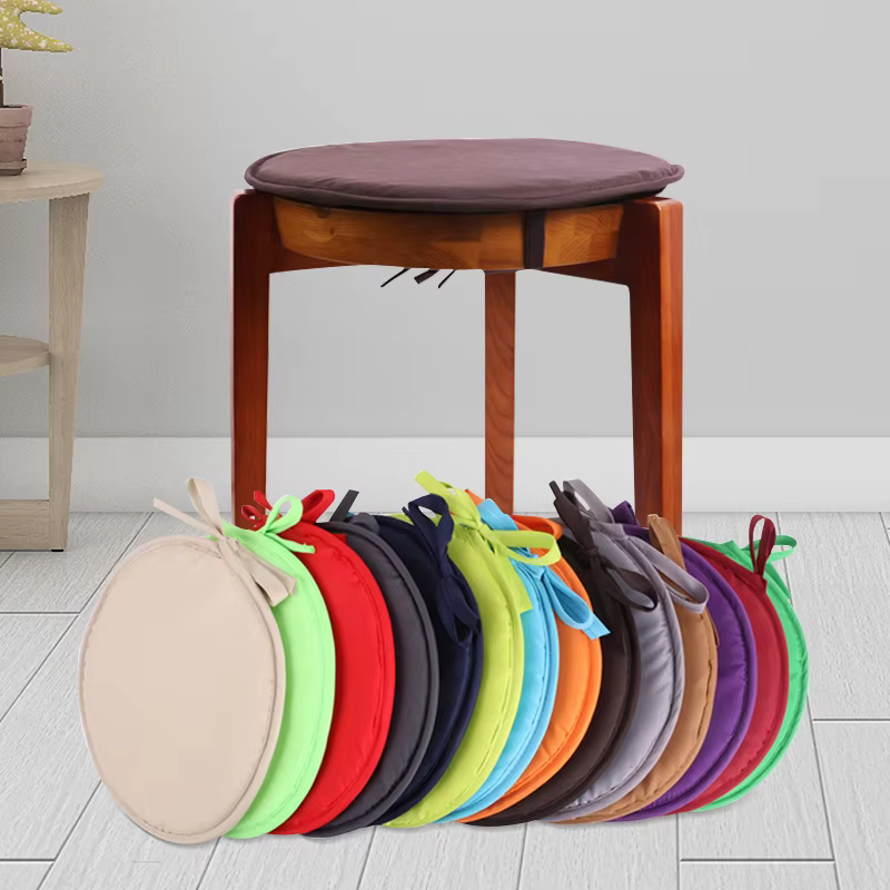 Coussin de chaise rond couleur bonbon