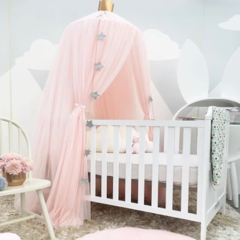 Moustiquaire avec Étoiles pour Chambre de Bébé