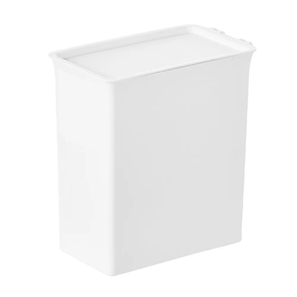 Boîte de rangement pour lessive avec couvercle