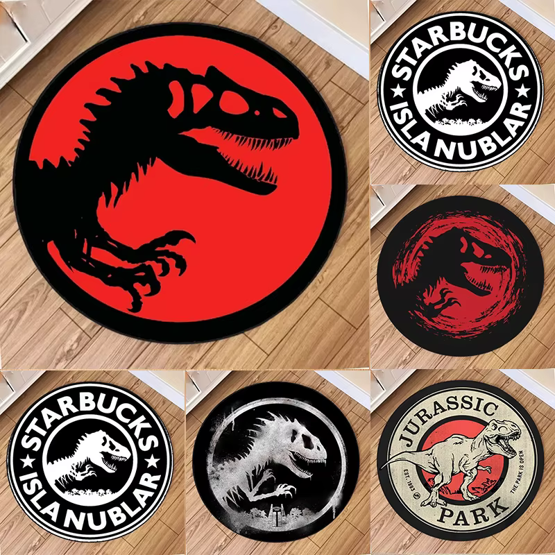 Tapis de dinosaure de dessin animé