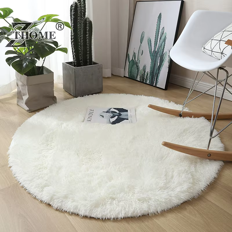 Tapis moelleux en laine lea pour salon