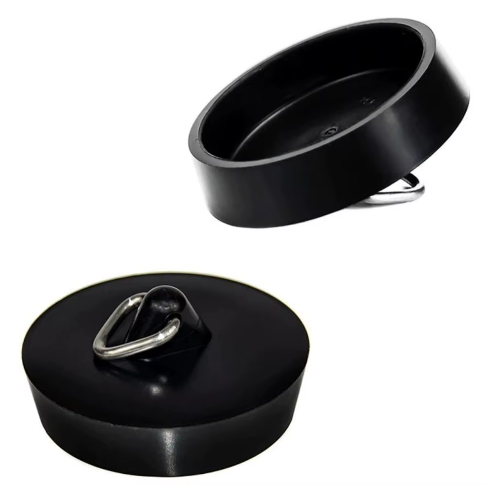 Accessoires de salle de bain : Bouchon de vidange rond en caoutchouc pour drain de sol et évier de cuisine