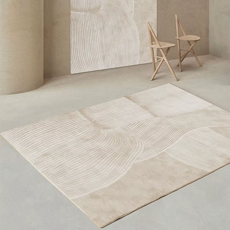 Tapis japonais en peluche non ald pour salon