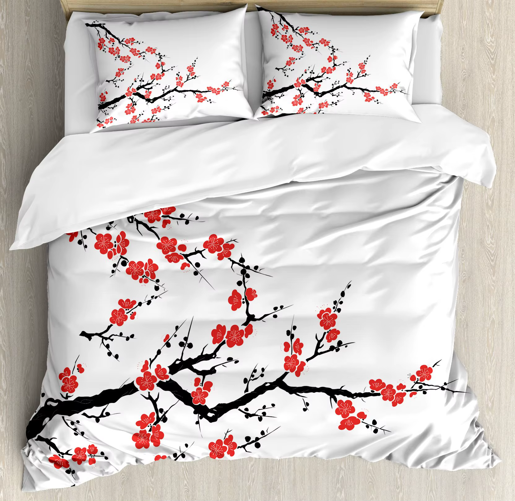 Ensemble de housse de couette japonaise