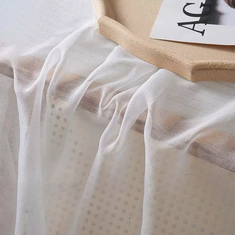 Rideau de Gaze Transparent pour Fenêtre, Écran Fin, Blanc Pur, pour Document