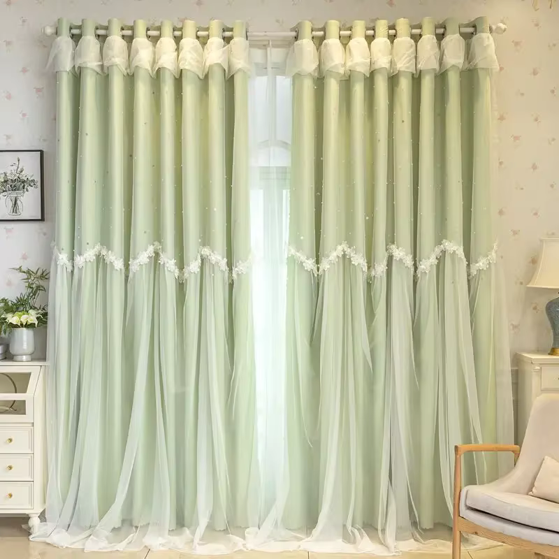 Rideaux de princesse coréenne pour salon