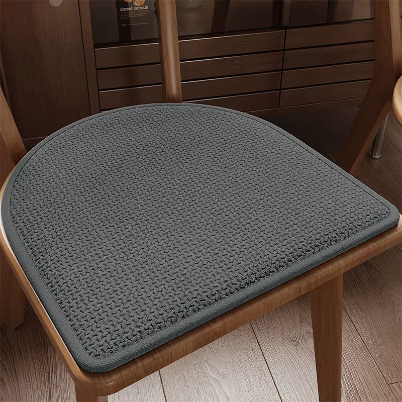 Coussin de chaise de salle à manger en coton et lin