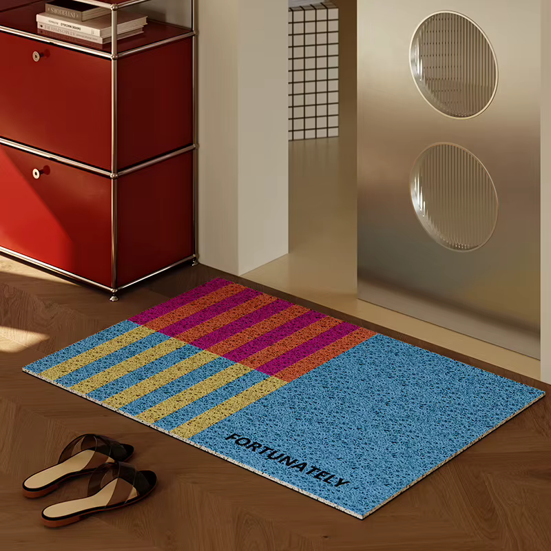 Tapis de porte Hippie Rainbow Club
