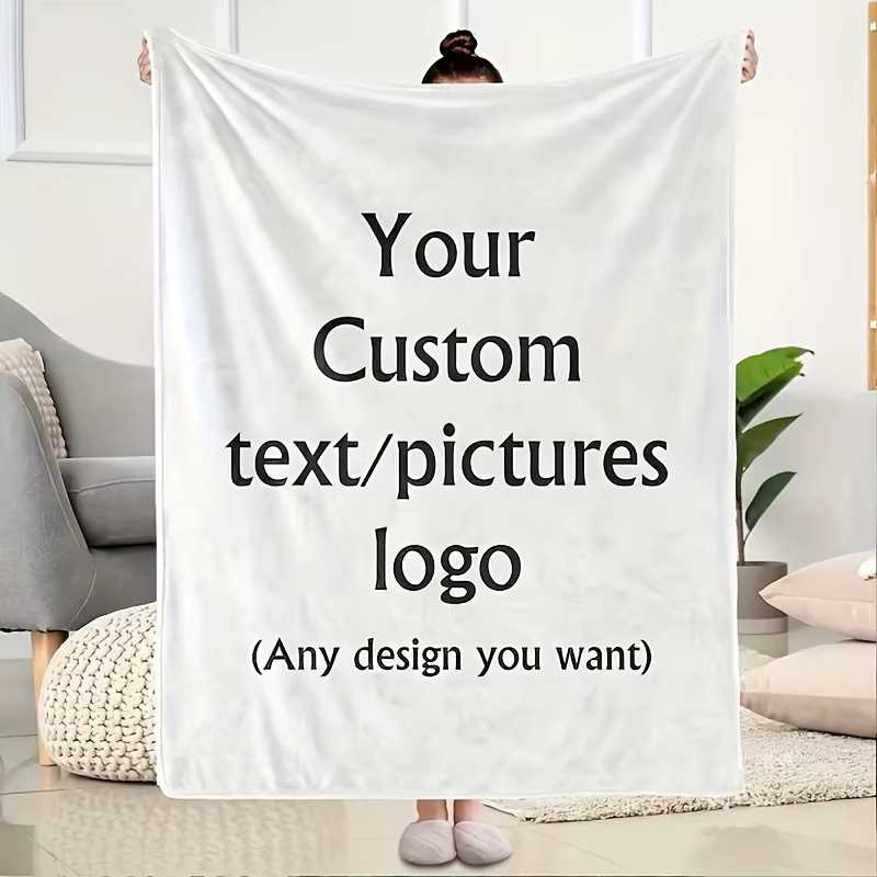 1 couverture personnalisée avec photo DIY pour votre proche