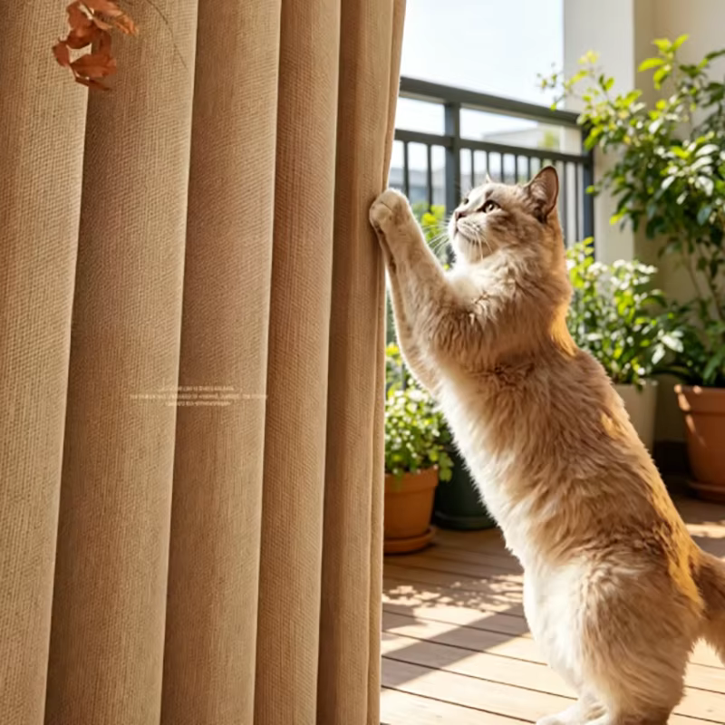 Rideaux anti-griffures pour chats 7A