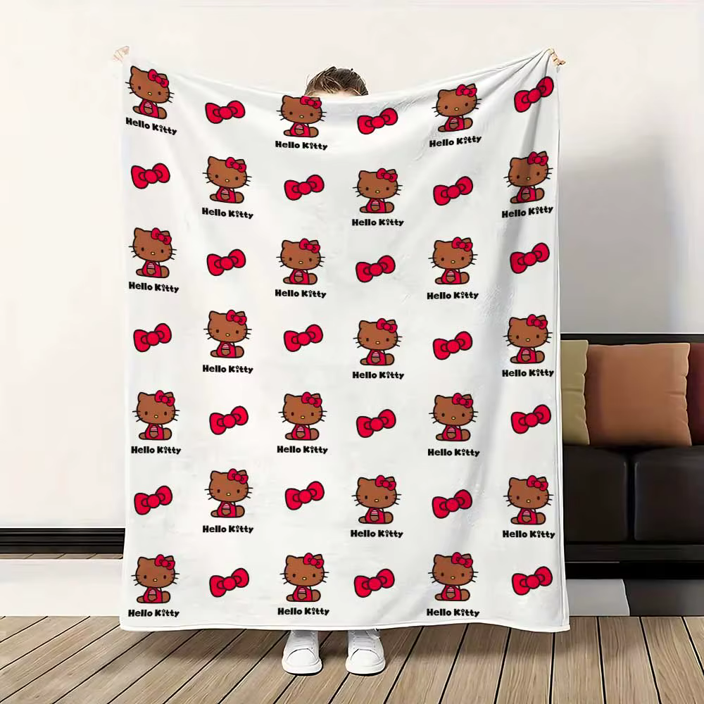 Couverture de genou chat Hellos Kawaii