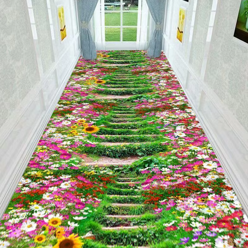 Tapis long antidérapant pour couloir
