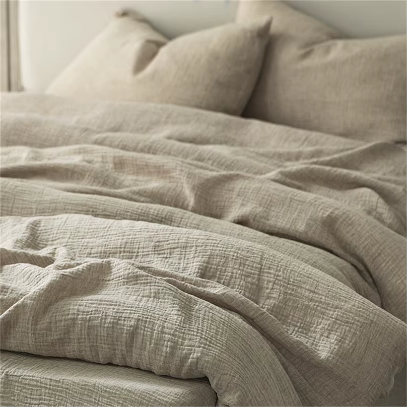 Parure de lit 100 % lin lavé – Housse de couette