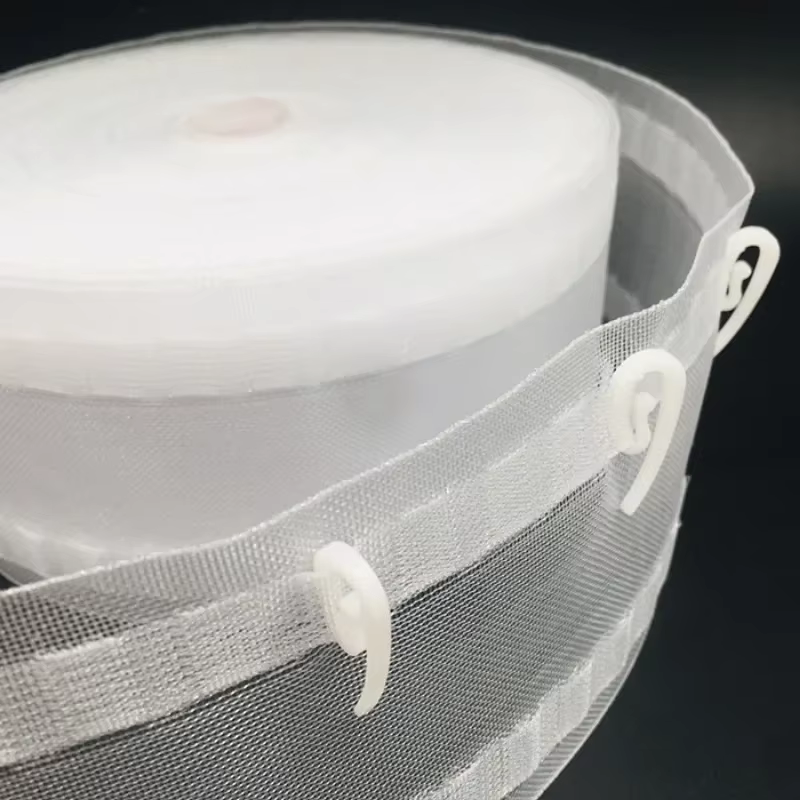 Rideau de Poche Transparent à Plis de 10/20/50/100m