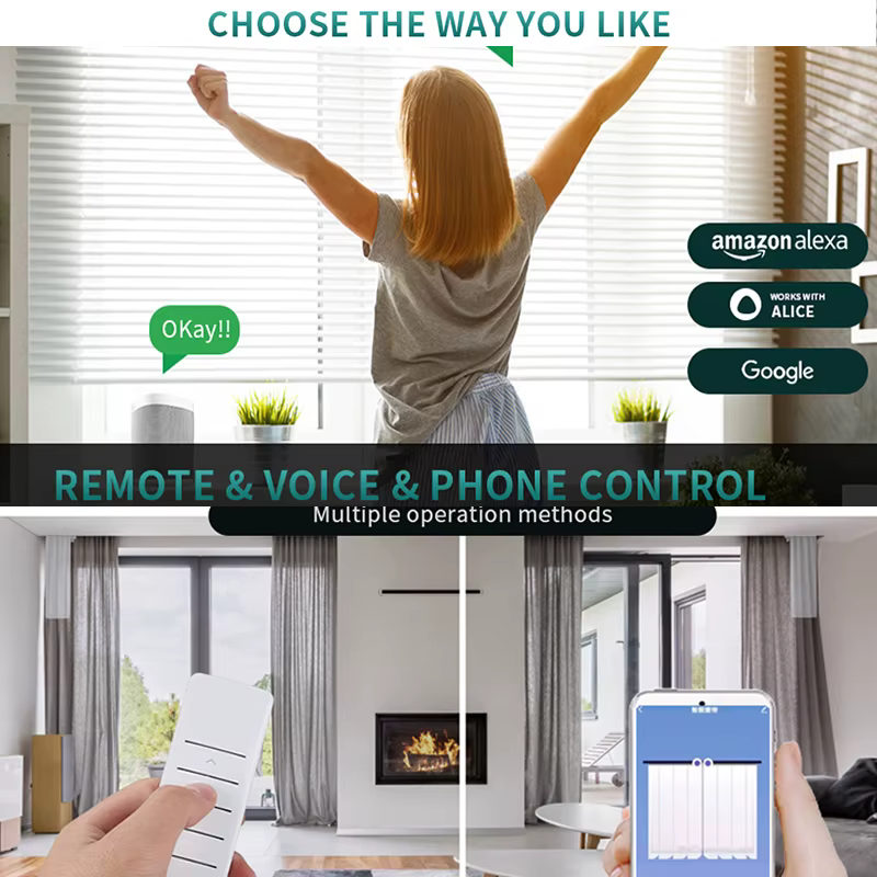 Tuya – moteur de rideau électrique Intelligent