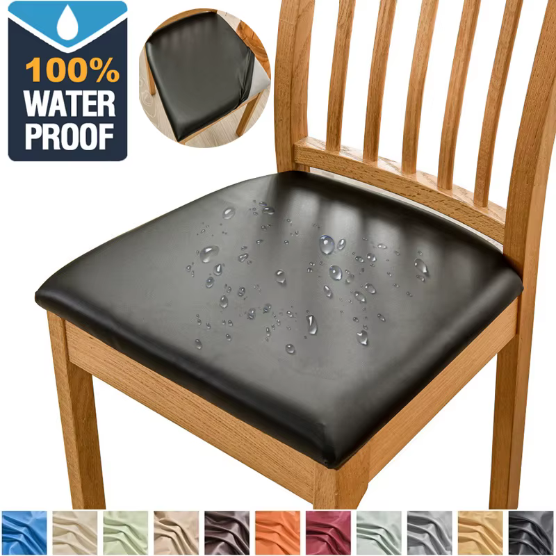 Housse de coussin de chaise imperméable pour cuisine