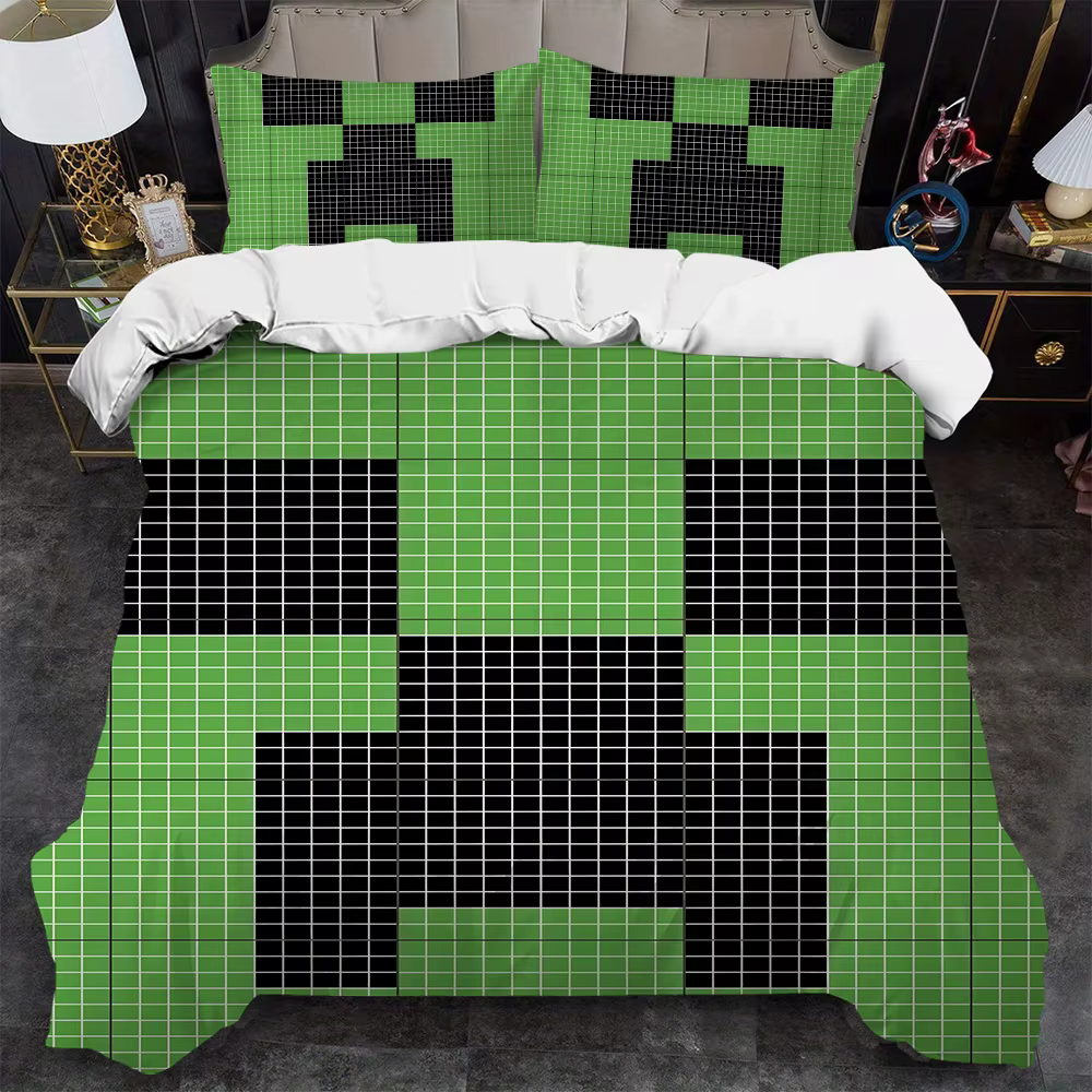 Ensemble de housse de couette Game C-craftS-M-MineS