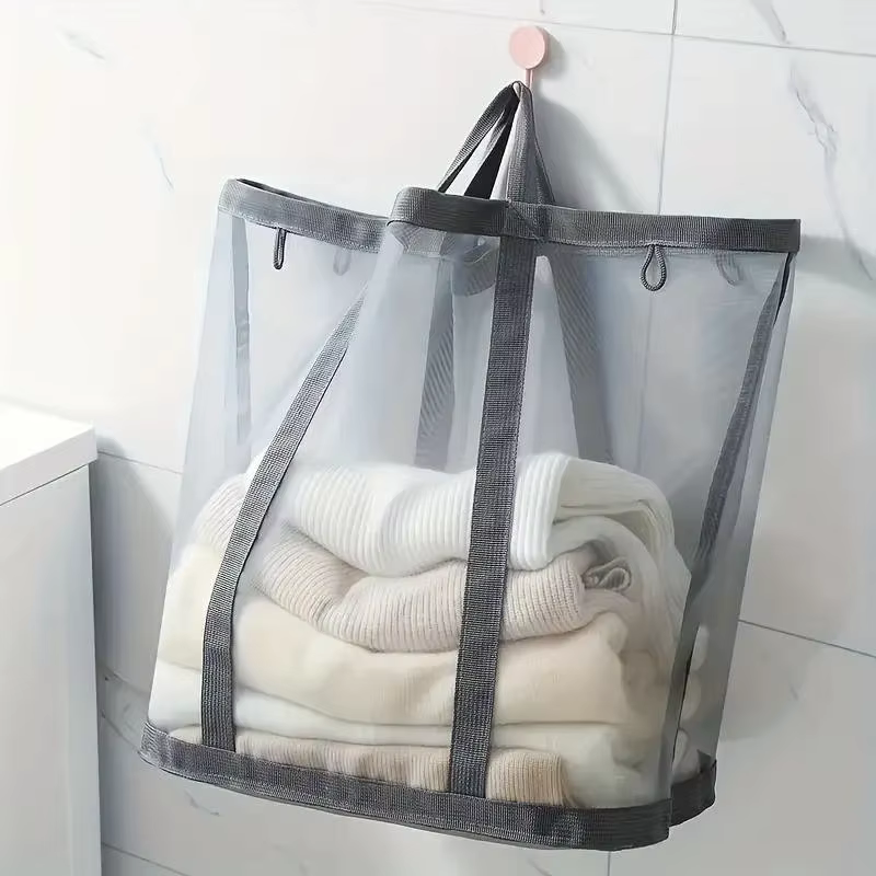Panier à linge en maille de Nylon