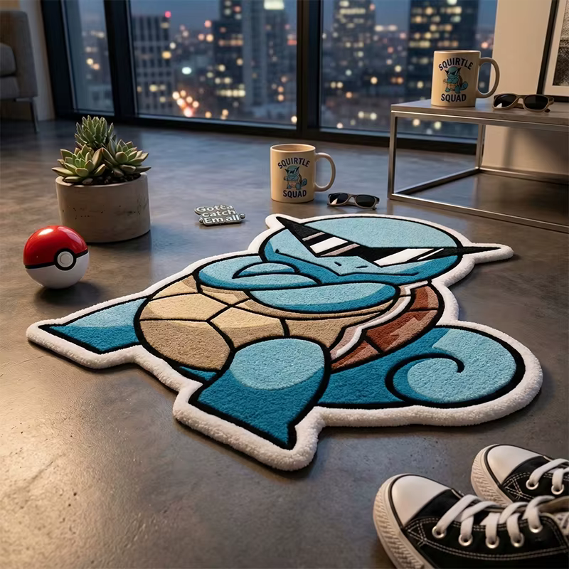 Tapis Anime Squirtle Squad