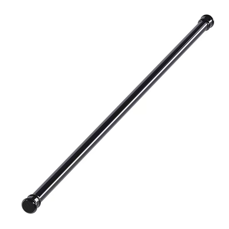 Poteau de rideau télescopique noir 40-70cm