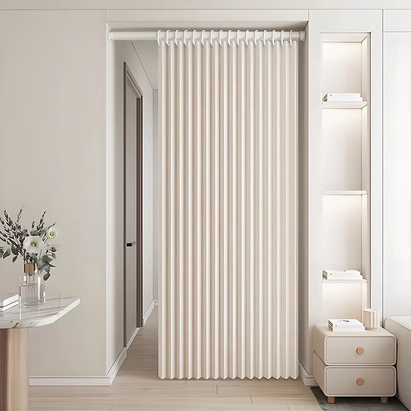 Rideau de porte pliable pour cuisine et balcon