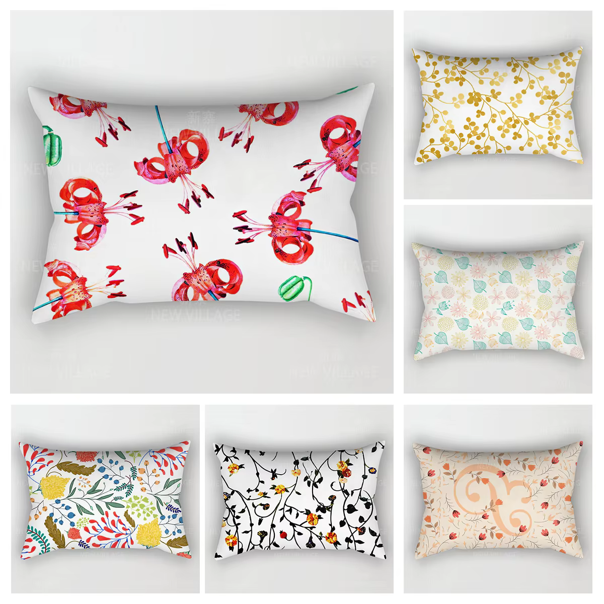 Juste de coussin décorative moderne pour la maison