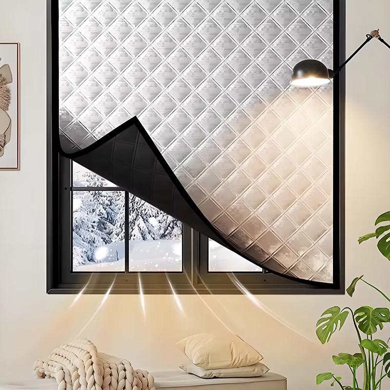 Rideau thermique d'hiver