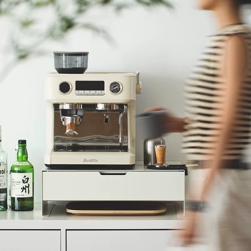 Support à micro-ondes de cuisine givré