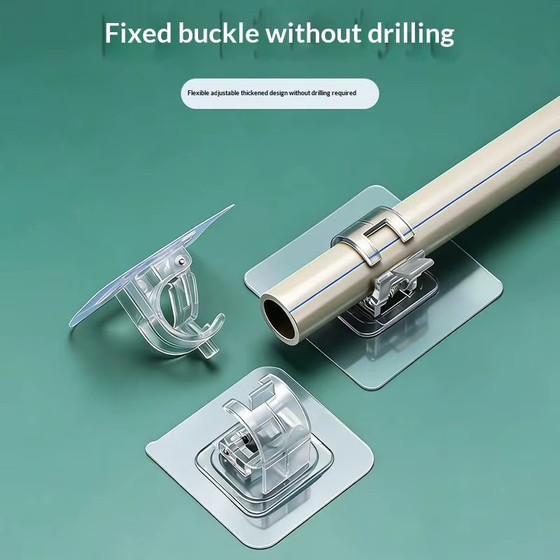 Supports de tringle à rideau sans perçage
