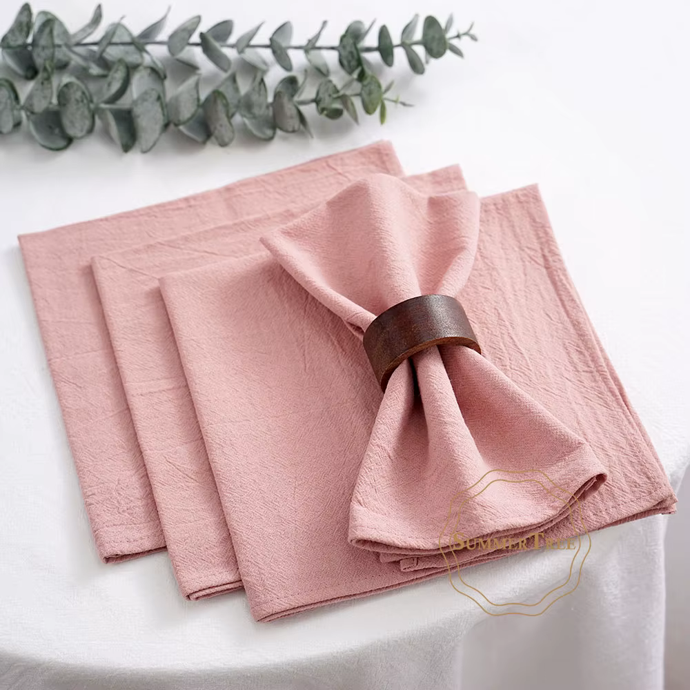 Serviettes en tissu lavables et réutilisables