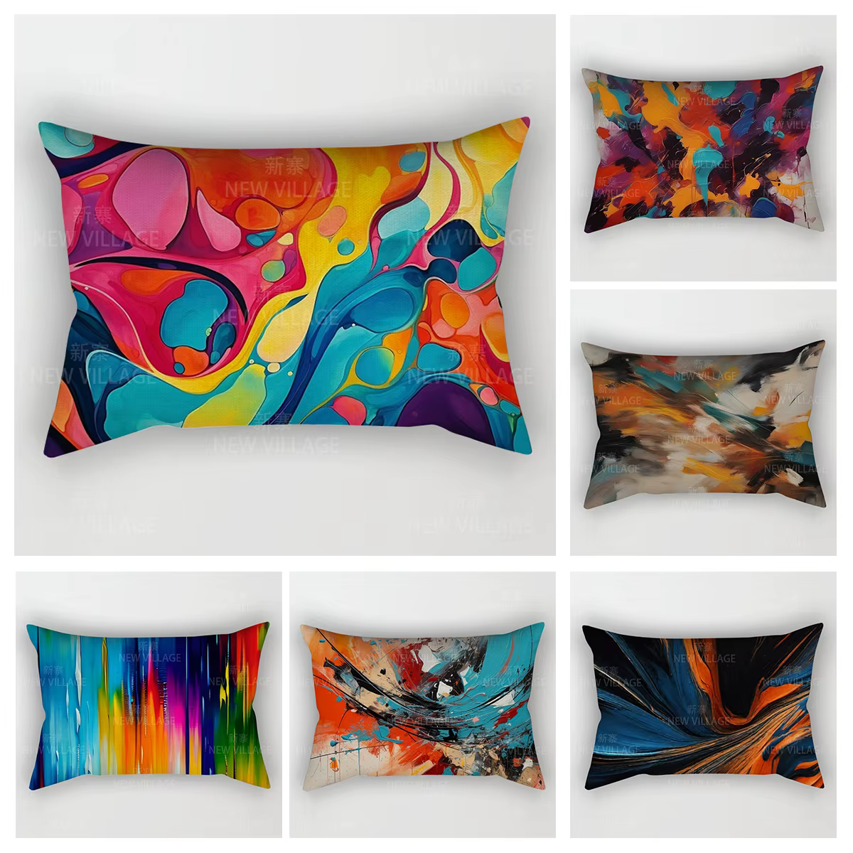 Juste de coussin décorative moderne pour la maison