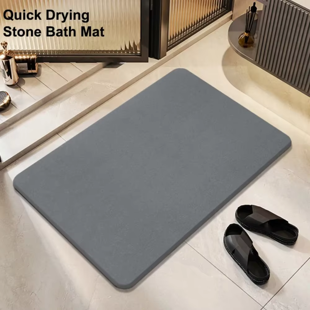 Tapis de bain en pierre de diatomite