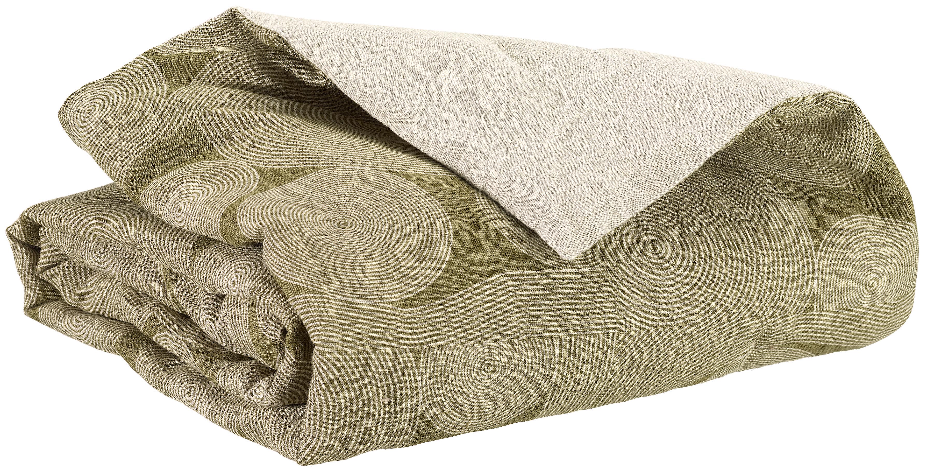 Plaid imprim Tito Naturel 135 x 200