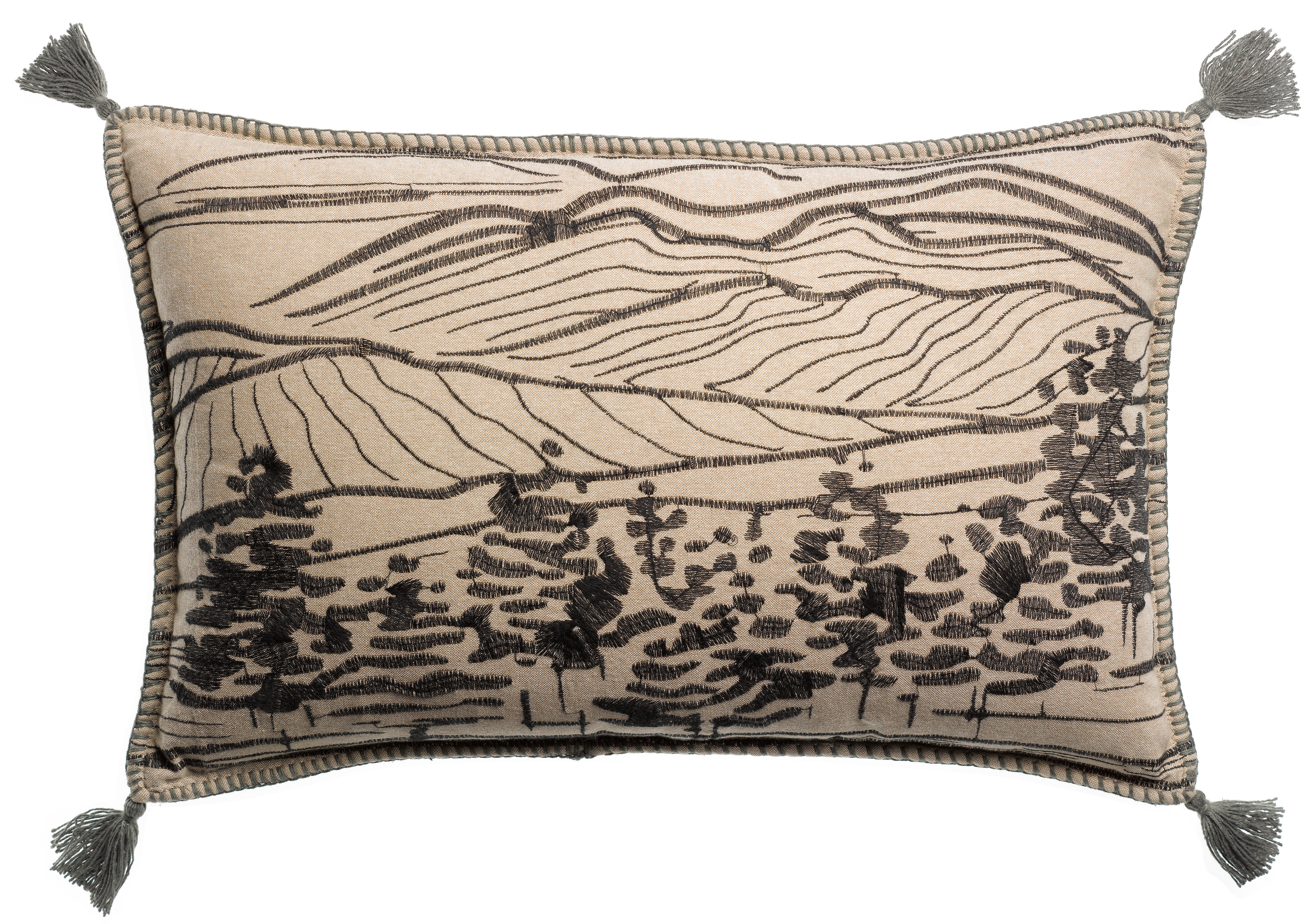 Coussin brod Dusko Thym 40 x 65