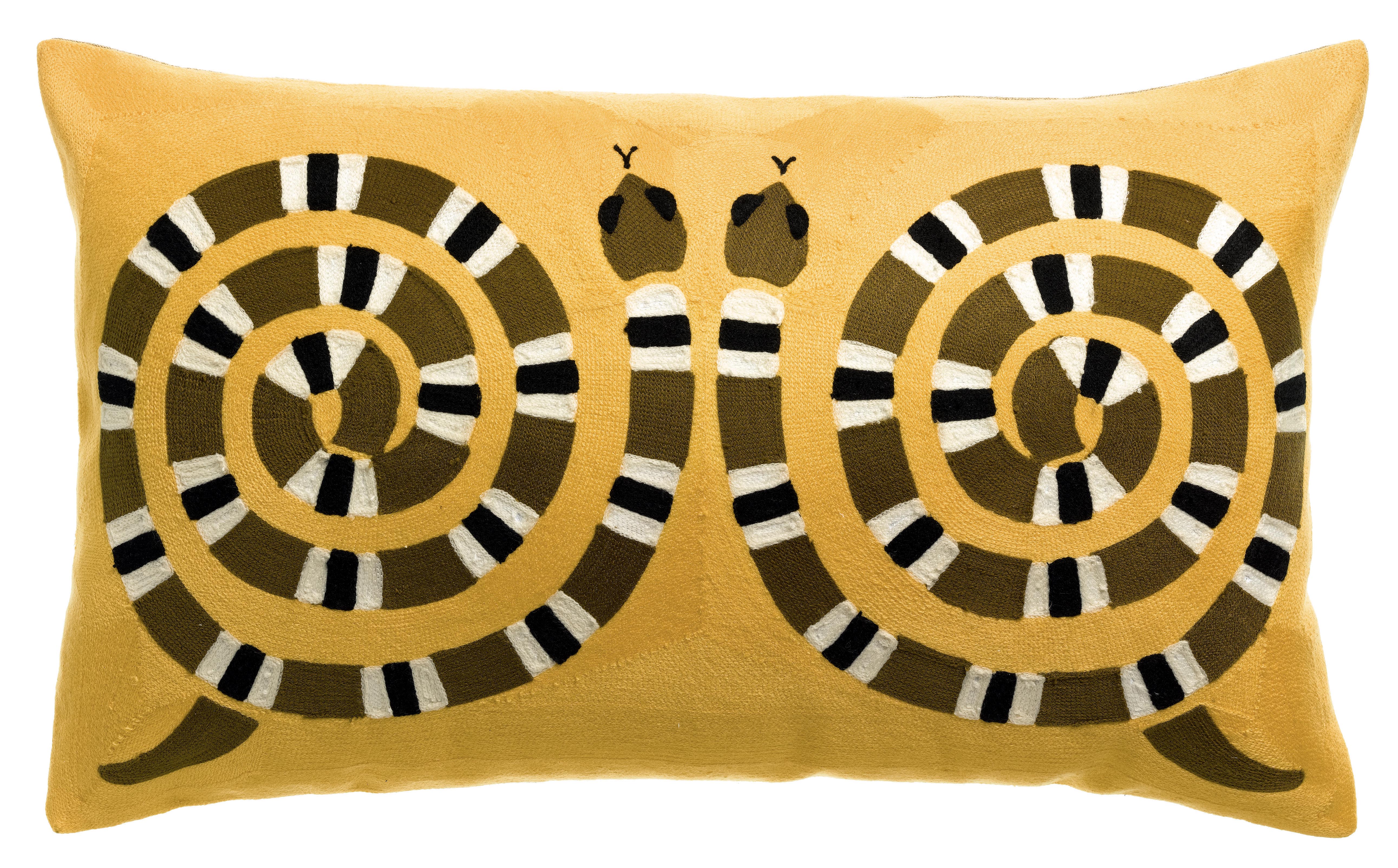 Coussin brod Yoka Mangue 40 x 65