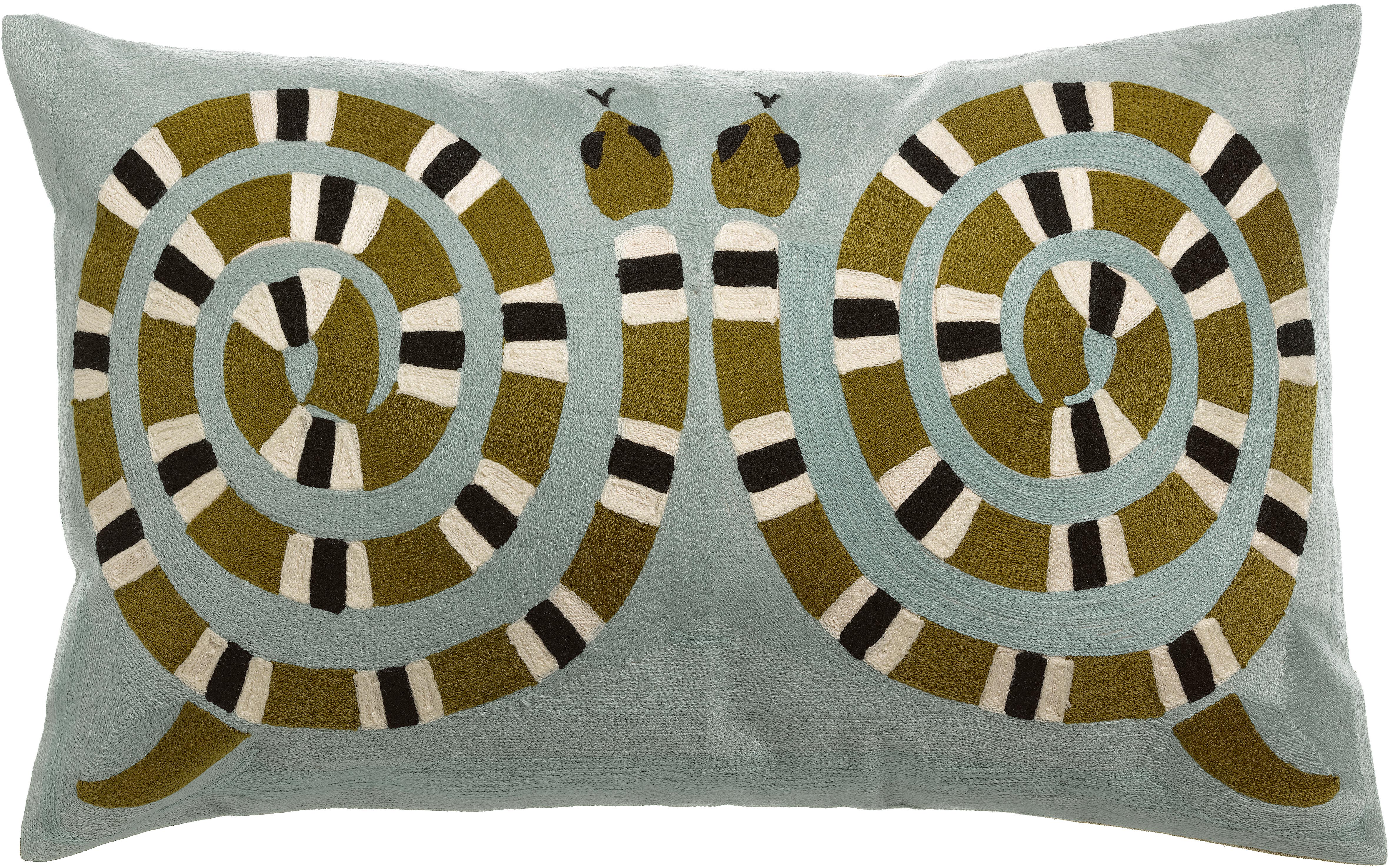 Coussin brod Yoka Ciel 40 x 65