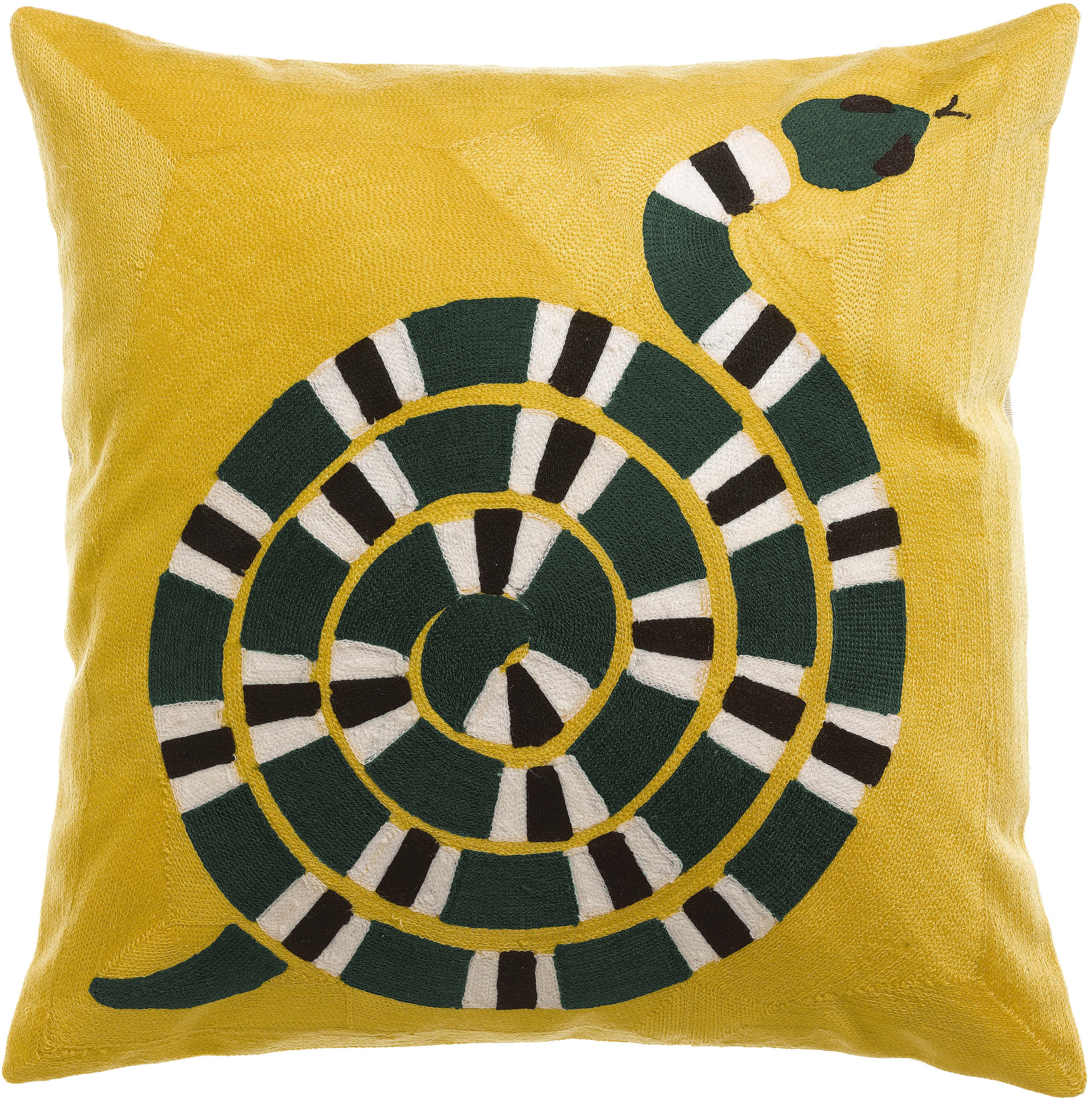 Coussin brod Yoka Mangue 45 x 45