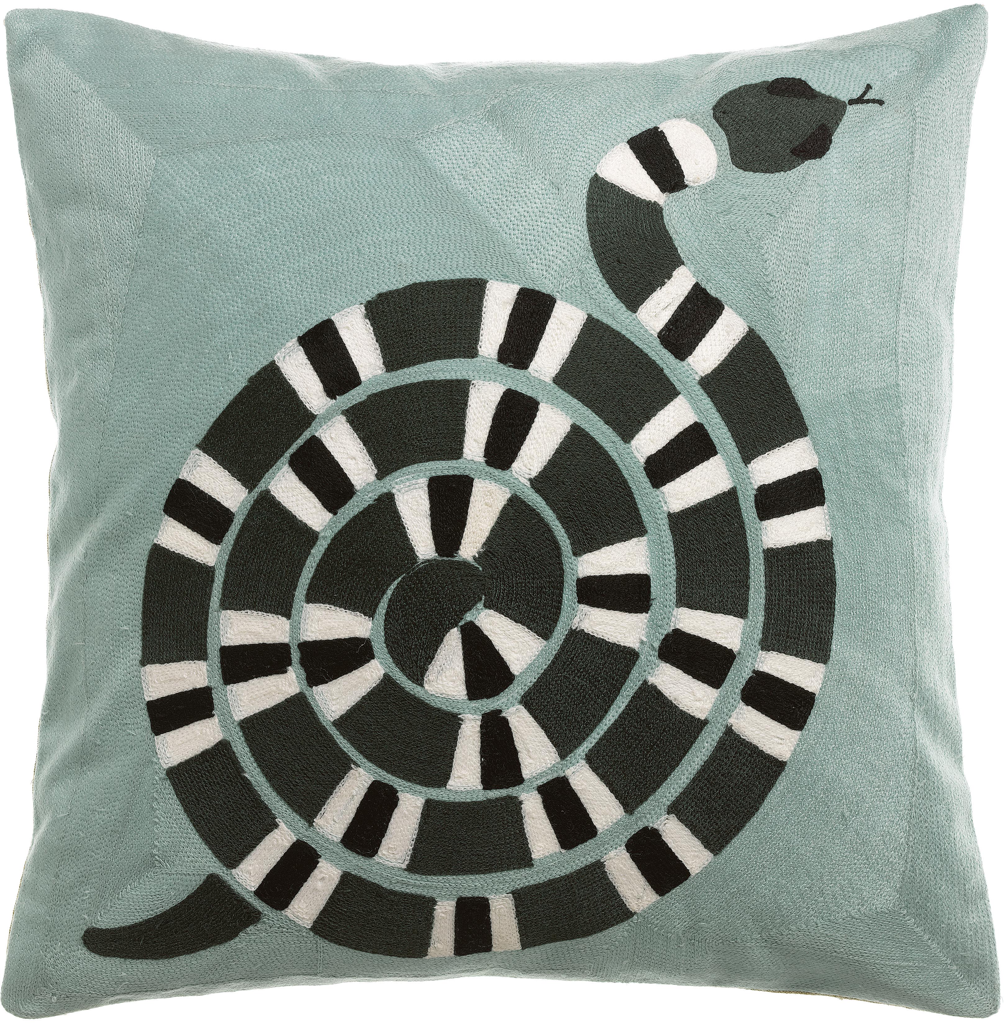 Coussin brod Yoka Ciel 45 x 45