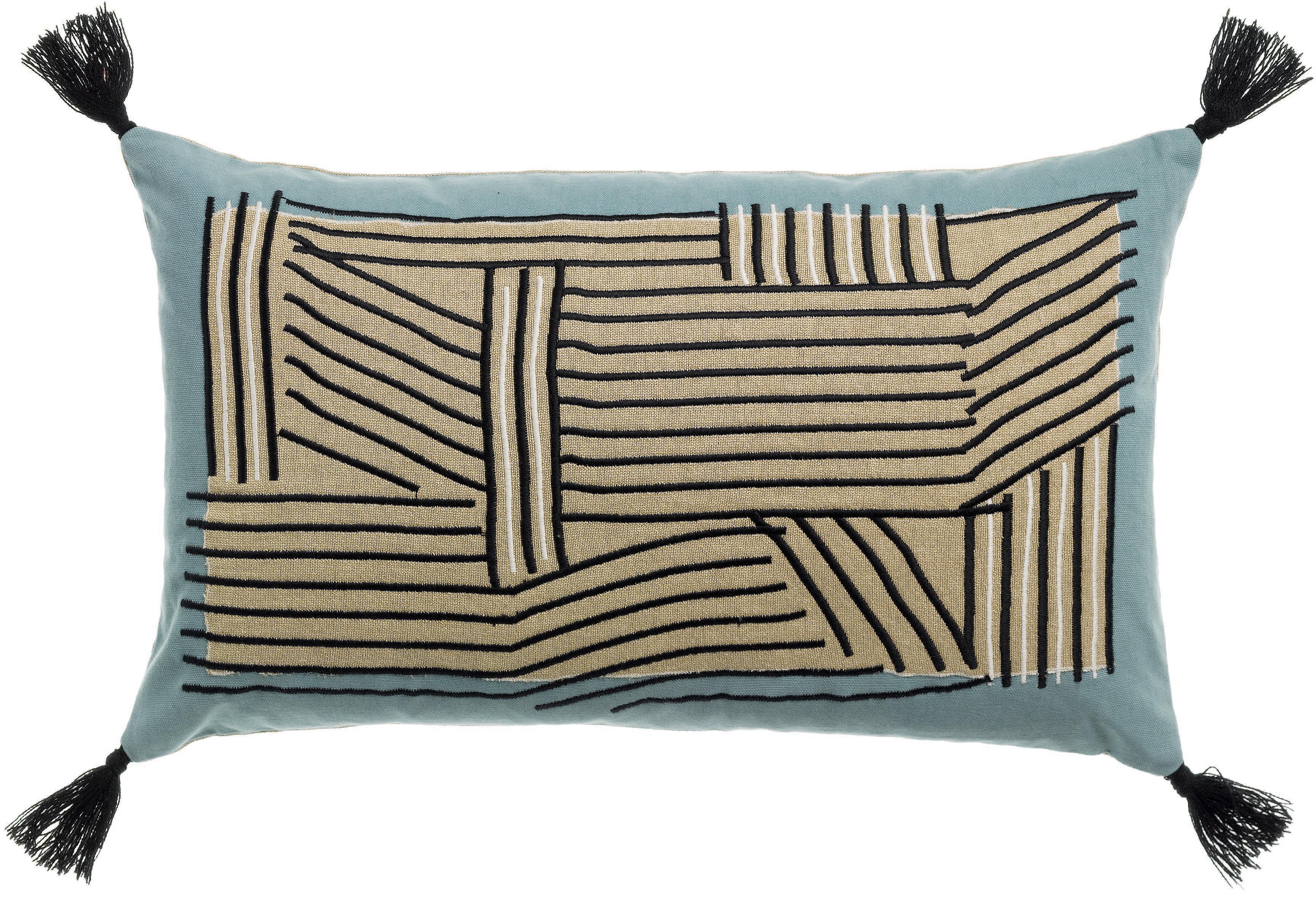 Coussin brod Kori Ciel 30 x 50