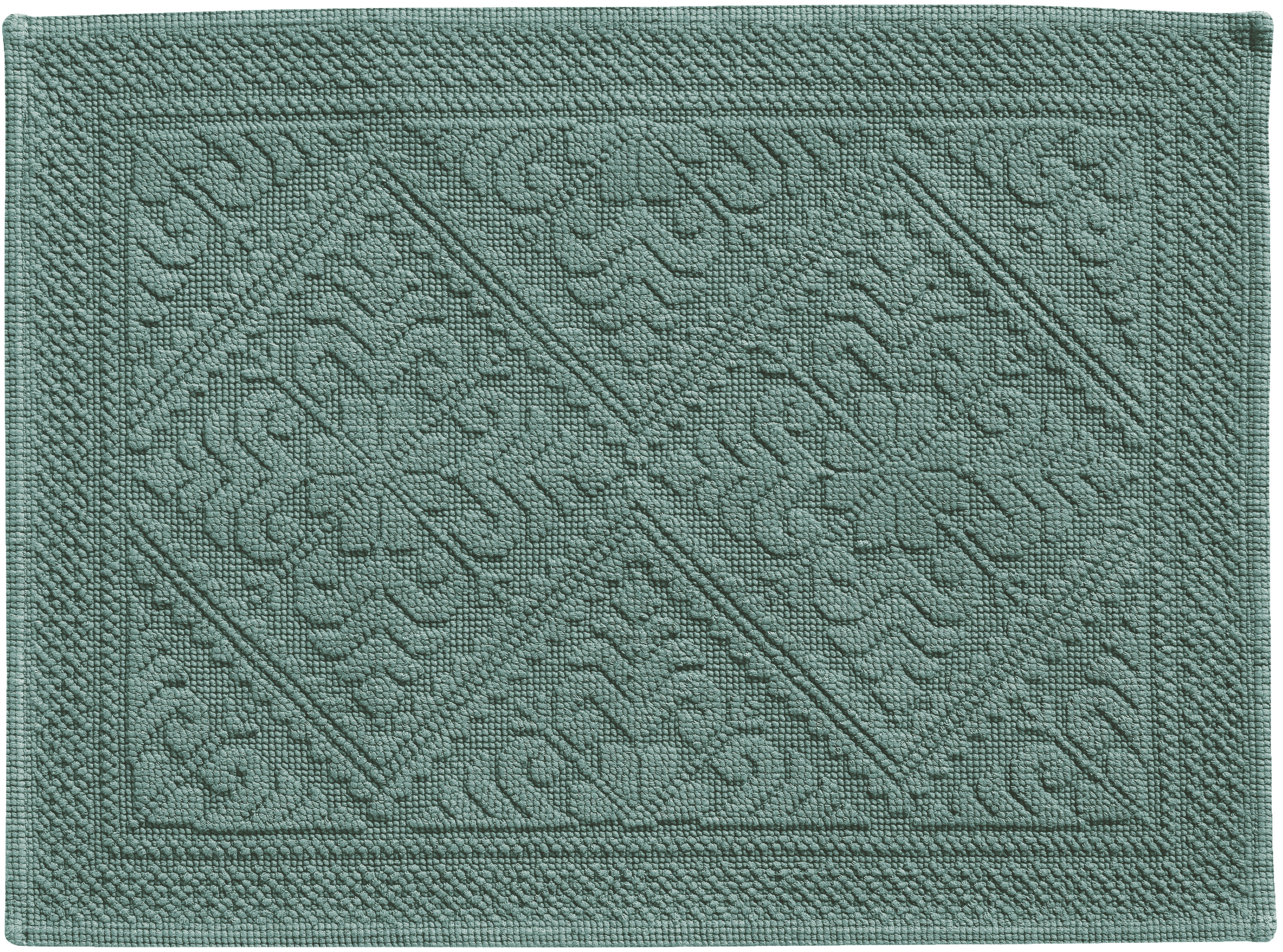 Tapis de Bain Enzo Vert de gris 54 X 64