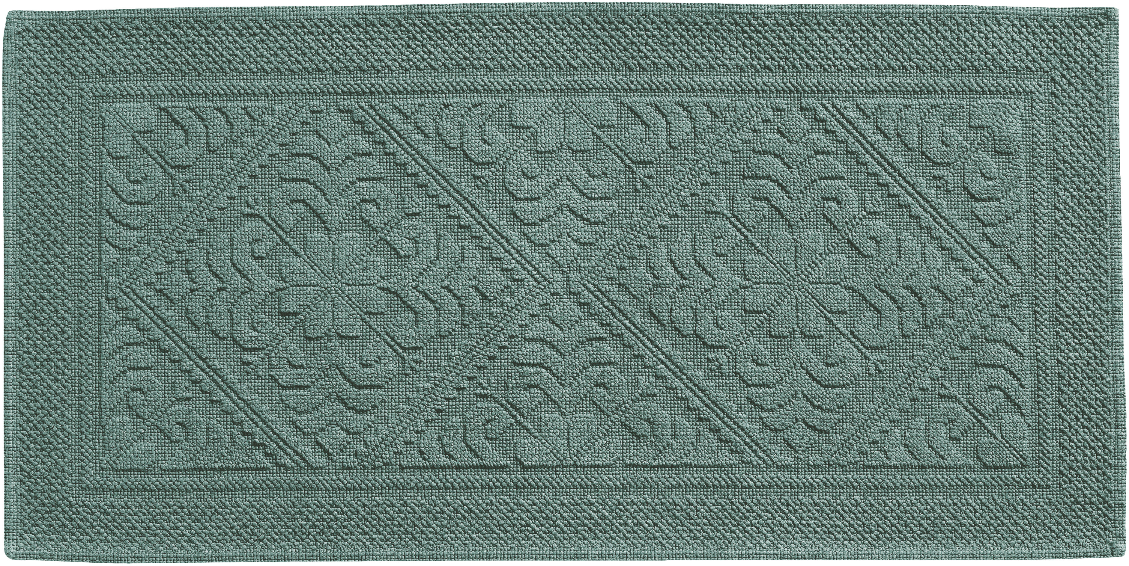 Tapis de Bain Enzo Vert de gris 54 X 110