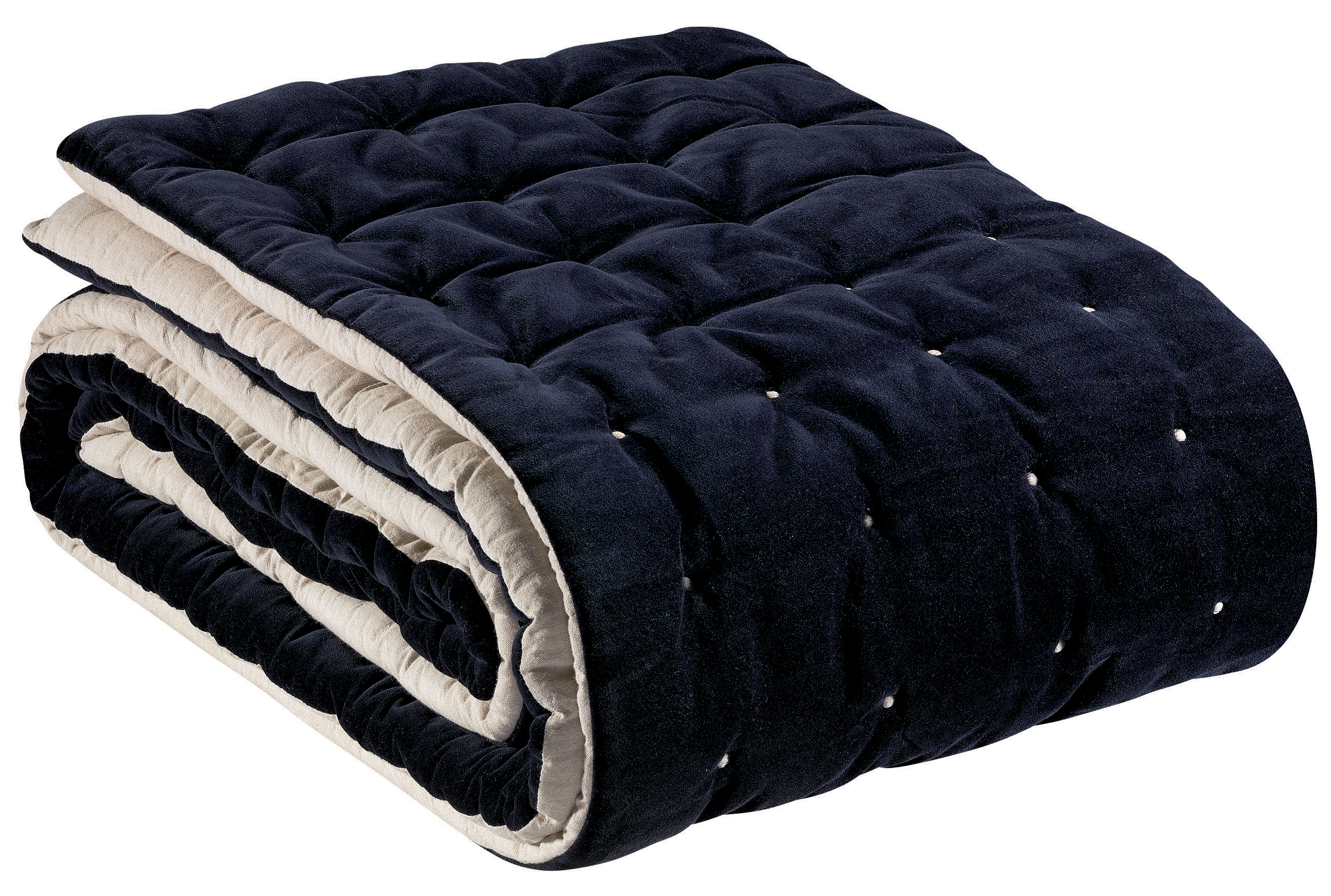 Chemin de lit uni Elise Cobalt 90 X 240