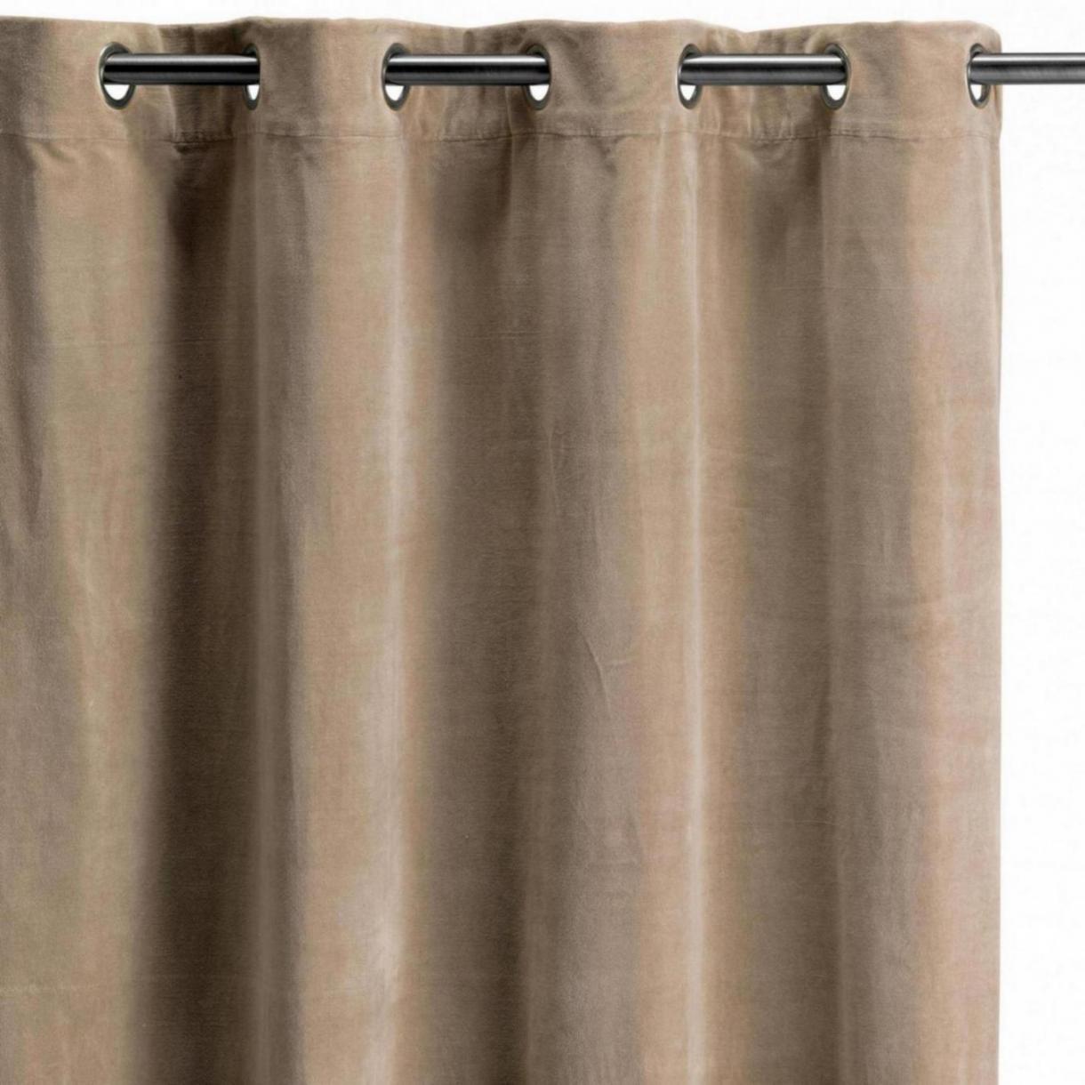 Rideau uni Elise Ficelle 140 X 280