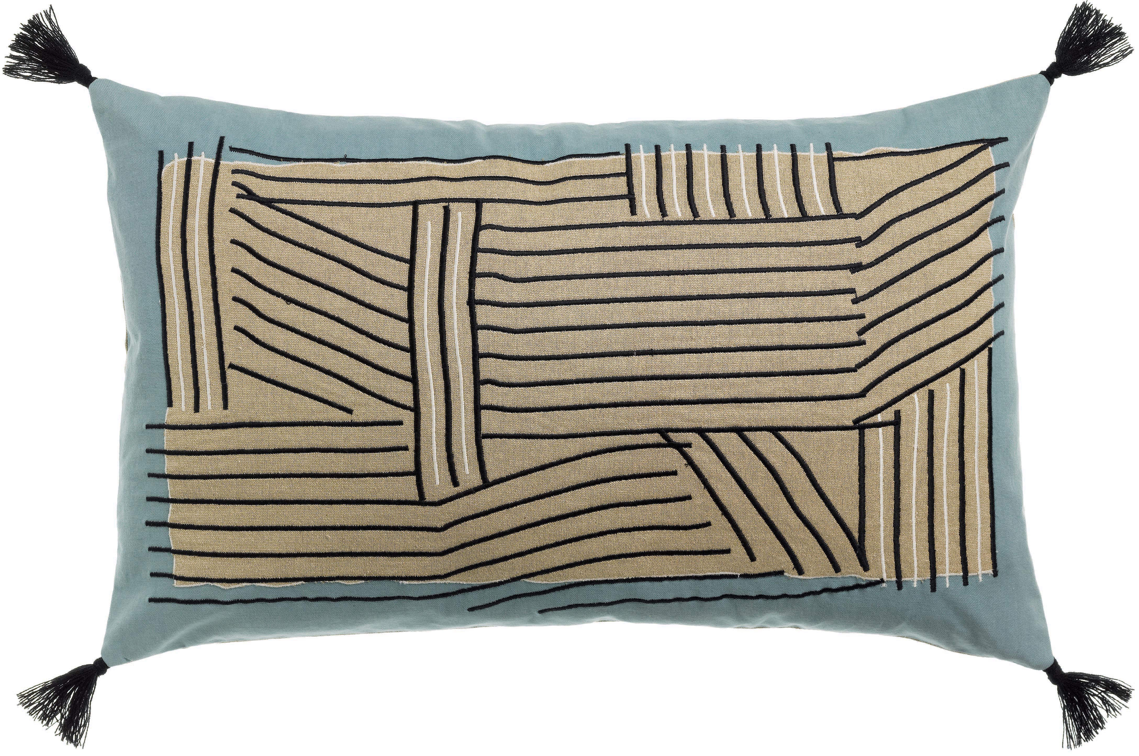 Coussin brod Kori Ciel 40 x 65