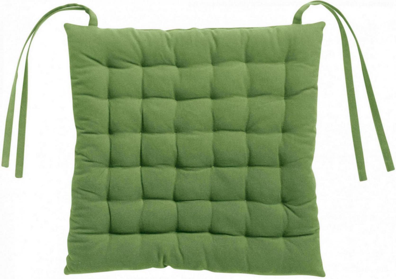 Galette de chaise 36 points Zea recycle Vert 38 x 38 x 3 cm